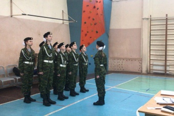 Городские соревнования по строевой подготовке