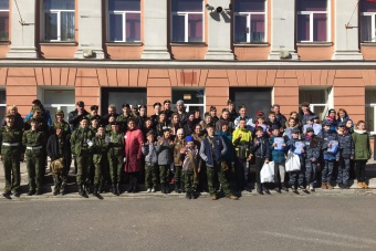 Районные военно-спортивные соревнования «Вперед, к победе!»
