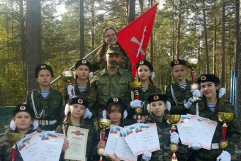 Абсолютные победители районного тура военно-спортивной игры "Зарница"